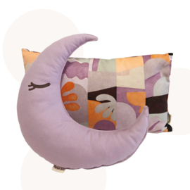 Lila Maankussen voor de Baby- en Kinderkamer