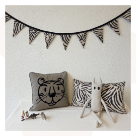 Vlaggenlijn Zebraprint - 2 meter