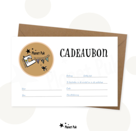 Planet Puk Cadeaubon