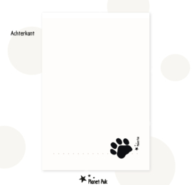 A5 Kaart - Billie de Bulldog  | Wenskaart