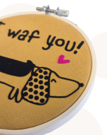 Dot de Teckel kinderkamer decoratie, op maat gemaakt