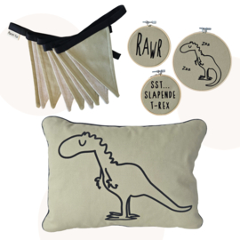 Decoratie- & Cadeauset Xavi de T-Rex | Stoere Dinokamer Decoratie