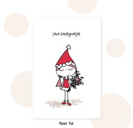 Kerstkaart -  lieve kerstgroetjes
