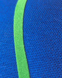 Kussen Sunny de Teckel – Blauw - 30 x 50 cm