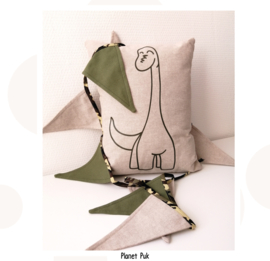 Dino-decoratie set - Diplodocus | 2-delig