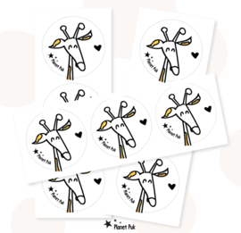 Sluitstickers - Nala de Giraffe