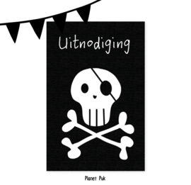 Uitnodiging Piratenfeest  - Verjaardag | Kinderfeestje