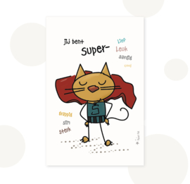 Wenskaart - SuperCat