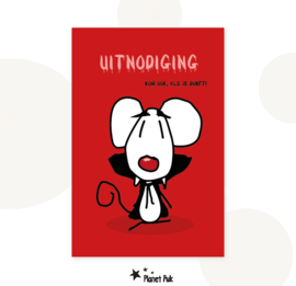 Set uitnodigingen Halloween feest - 6 tot 12 kaarten inclusief envelop en gratis sluitsticker!