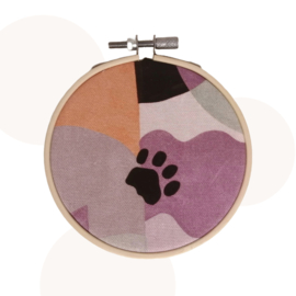 Wandring Kattenpootje | Lila fantasie | 11cm