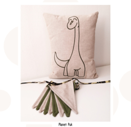 Dino-decoratie set - Diplodocus | 2-delig