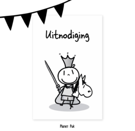 Uitnodiging Ridder - Verjaardag | Kinderfeestje