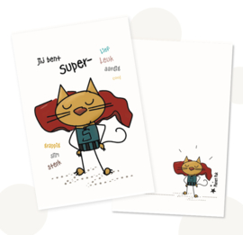 Wenskaart - SuperCat