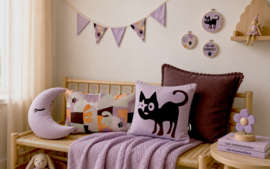 Lila Maankussen voor de Baby- en Kinderkamer