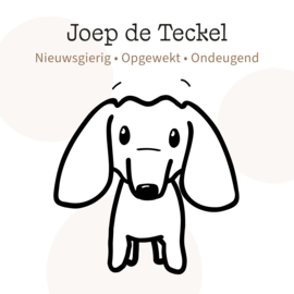 Joep de Teckel kinderkamer decoratie, op maat gemaakt
