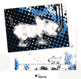 Spike de Bull Terrier | A4 Poster / XXL Wenskaart