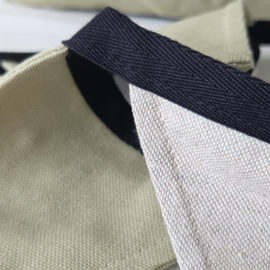 vlaggenlijn 2 meter - Olijfgroen / Beige