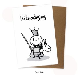 Uitnodiging Ridder - Verjaardag | Kinderfeestje