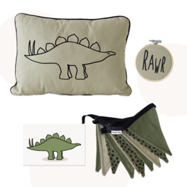 Decoratieset Stanley Stegosaurus | Dinokamer