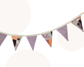 4-delige Decoratieset kinderkamer Hoshi de Kat - Lila