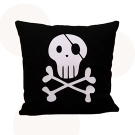 Piraten kussen - SKULL 40 x 40 cm