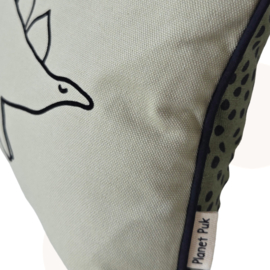 Kussen Stanley Stegosaurus | Dino kussen | 30 x 40 cm