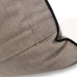 Kussen Jazzy de Tijger | Taupe | 40x40