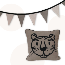 Vlaggenlijn Beige / Taupe - 2 meter