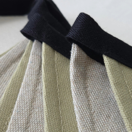 vlaggenlijn 2 meter - Olijfgroen / Beige