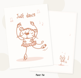 Tijgertje Lilly - Just Dance! | A4 Poster / XXL kaart