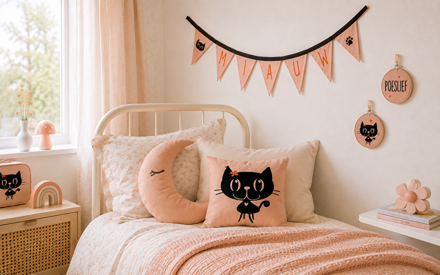 Collectie Mimi de Poes - handgemaakte kinderkamer decoratie - Planet Puk