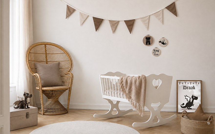handgemaakte baby- en kinderkamer decoraties - once upon a time collectie - planet puk