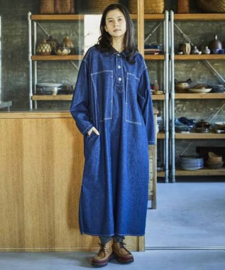 OrSlow Pullover Denim Dress