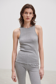 Skall Studio Edie Tank Top Grey Melange