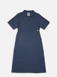Nudie Jeans Ronja Open Collar Dress Blue