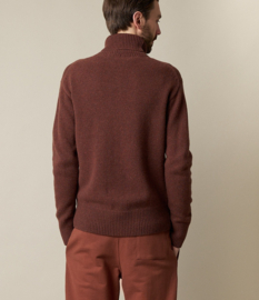 Merz b. Schwanen Turtleneck Merino Cashmere Chestnut