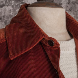 Fleurs de Bagne La Surchemise "Baroudeur" Corduroy Cinnamon
