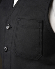 Pike Brothers 1937 Roamer Vest Elephant Skin Black