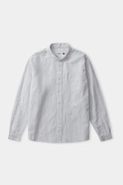 About Companions Simon Shirt Stone Linen Blend