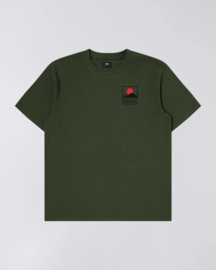 Edwin Sunset on Mount Fuji Tee Green