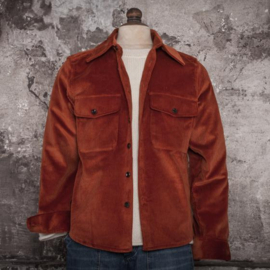 Fleurs de Bagne La Surchemise "Baroudeur" Corduroy Cinnamon