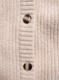 Nudie Jeans Kristina Rib Knit Cardigan Oat