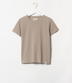 Merz b. Schwanen PIMA Cotton T-Shirt Greige