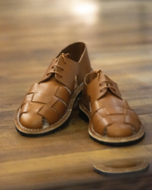 Steve Mono artisanal Shoes Tobacco