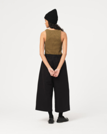 Girls of Dust Body Top Military Rib Jersey Olive