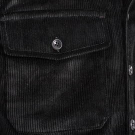 Fleurs de Bagne La Surchemise "Baroudeur" Corduroy Black