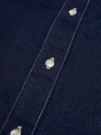 Nudie Jeans Lina Painter Denim Shirt Dark Blue