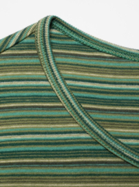Nudie Jeans Jessy LS T-Shirt Striped Rib Multi
