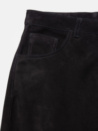 Nudie Jeans Clean Eileen Suede Pants Black