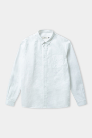 About Companions Simon Shirt White Linen Blend